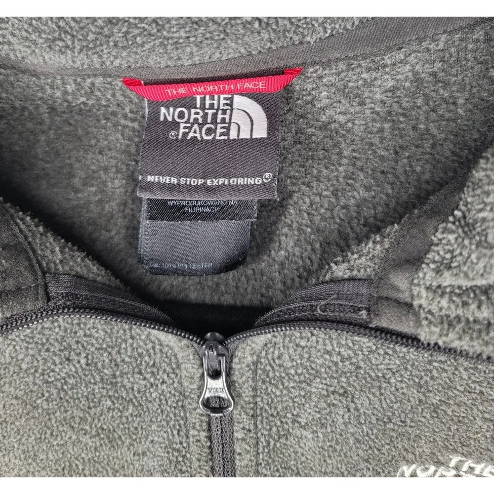 The‎ North Face Fleece Pullover Men's Large Grey 1/4 Zip Lightweight Jacket